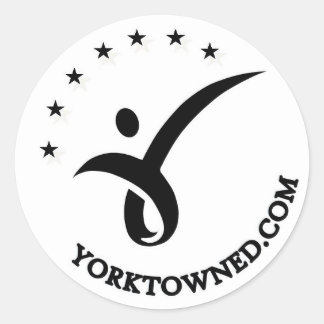 Sticker rond Yorktown Education 3"