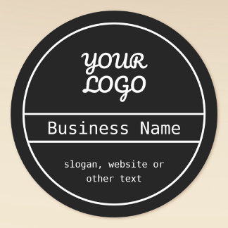 Sticker Rond Your Logo | Unique Editable Business Design