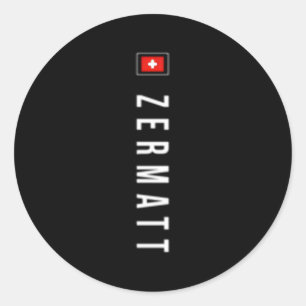 Sticker Rond Zermatt Expédition Xo4U Original