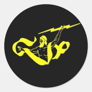 Sticker Rond Zeus
