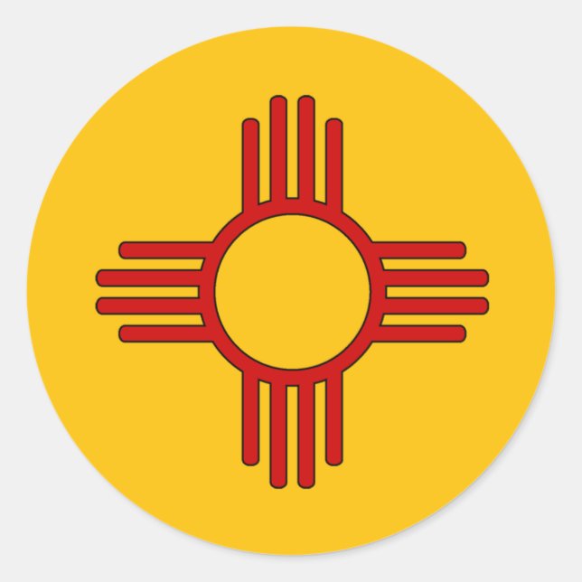 Sticker Rond Zia (Devant)