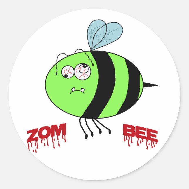 Sticker Rond ZomBee (Devant)