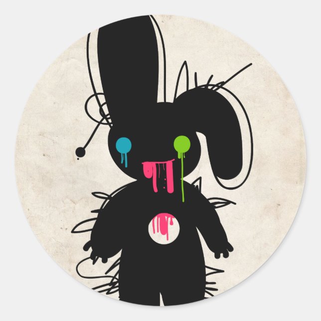 Sticker Rond Zombie Piñata (Devant)