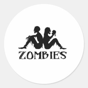 Sticker Rond Zombis de Zappa