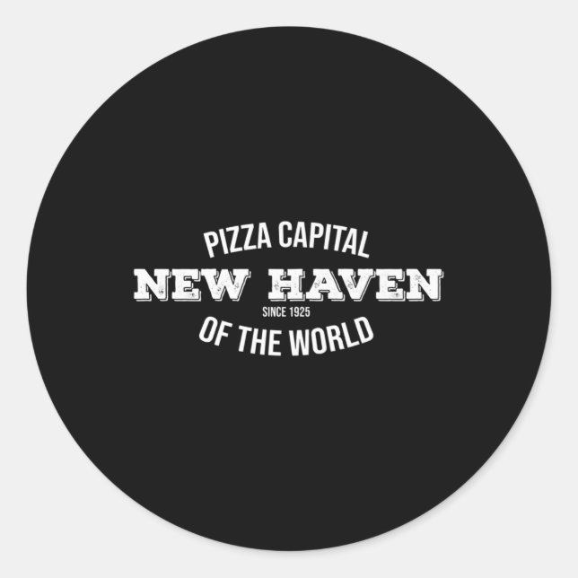 Sticker Rond Zza Catal Ct I Love New Haven Azza Pride Gi  (Devant)