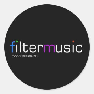 sticker ronde FilterMusic