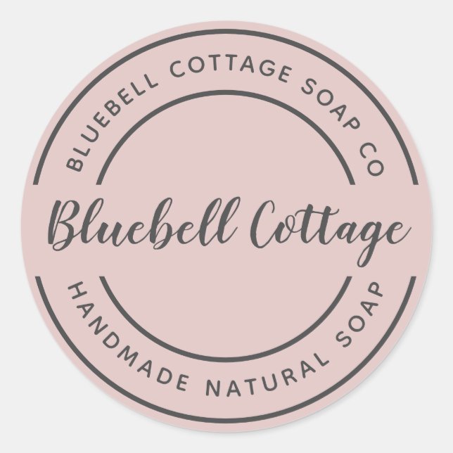 Sticker rose Dusty (Devant)