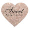Sticker - Rose Gold Glitter Fab Sweet 16