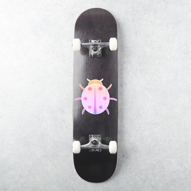 Sticker Rose Ladybug (Skateboard)