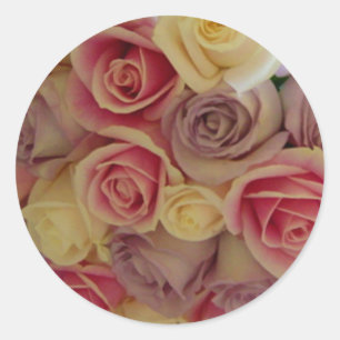 Sticker rose Mariage Enveloppe