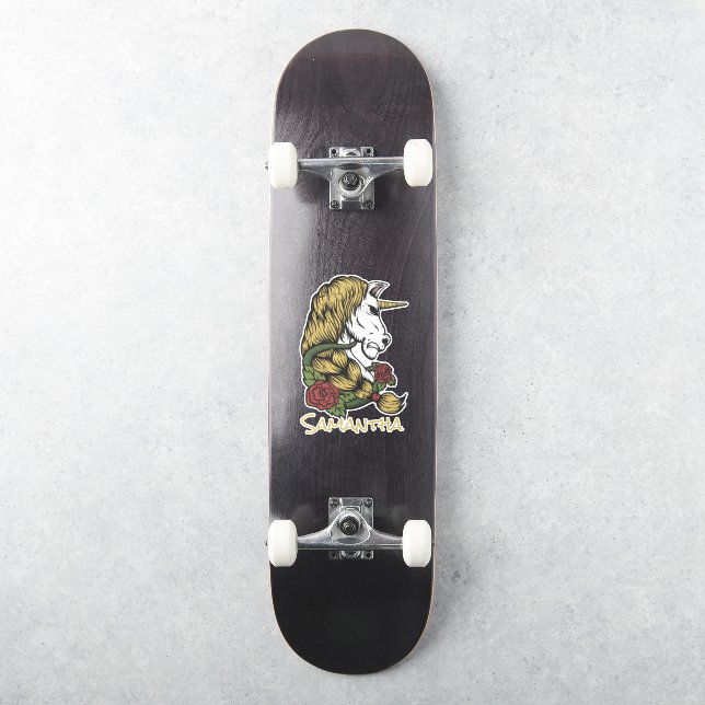 Sticker Rose or Unicorn (Skateboard)