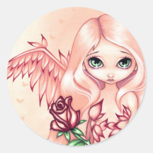 Sticker "Rose pâle"