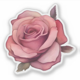Sticker Rose Rose Pâle