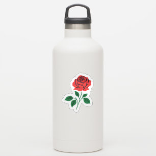 Sticker Rose rouge