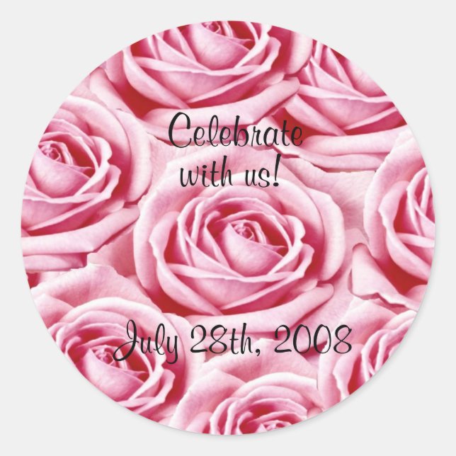 Sticker Roses Rose (Devant)