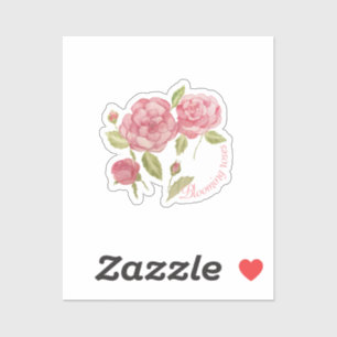 Sticker Roses roses rose dessin main crayon T-shirt Cushio