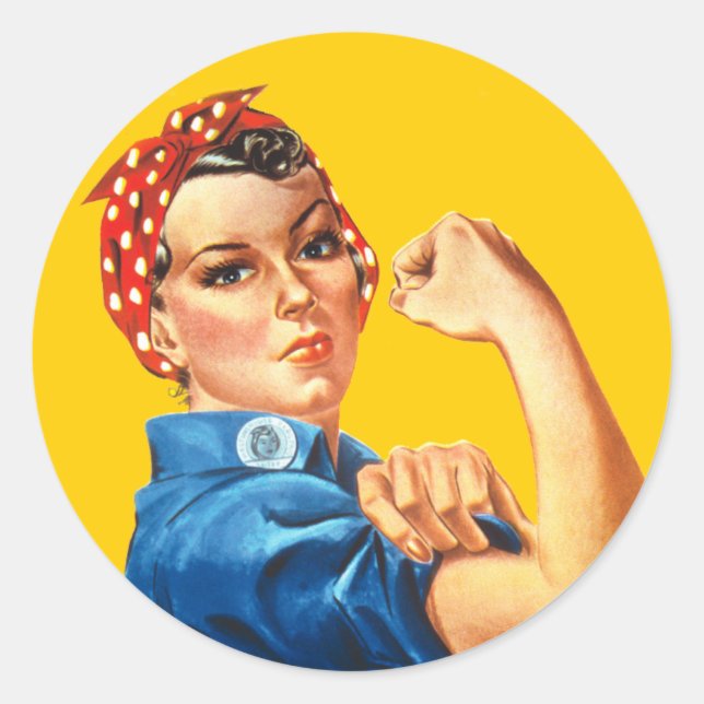 Sticker Rosie Riveter (Devant)