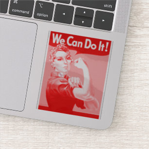 Sticker Rosie rose le rivoir