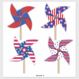 Sticker Roues patriotiques 14 x 14 feuilles