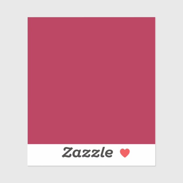Sticker Rouge (couleur solide) (Feuille)