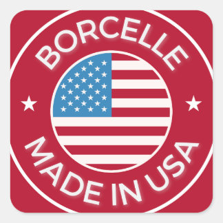 Sticker rouge texturé fabriqué aux États-Unis
