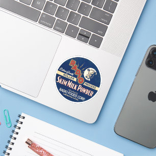 Sticker Roulage de qualité Radio extra Procédés Lait écail
