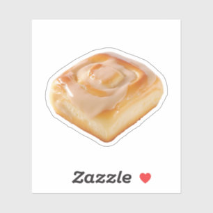 Sticker Rouleau de cannelle en or