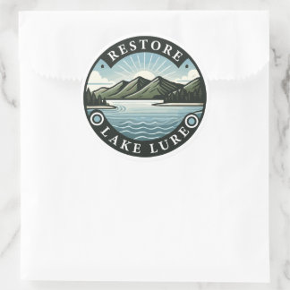 Sticker, Round, 3" diameter, Sheet of 6 -  Classic Round Sticker
