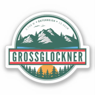 Sticker Route alpine élevée du Grossglockner alpes autrich