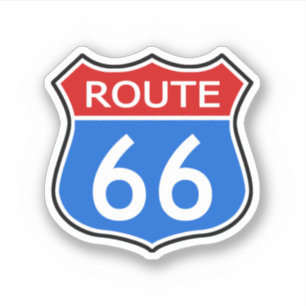 Sticker Route nationale 66