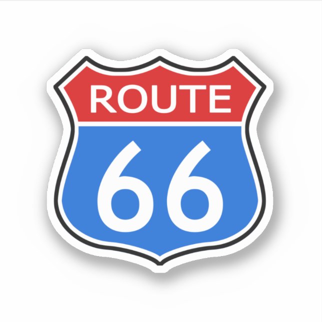 Sticker Route nationale 66 (Devant)