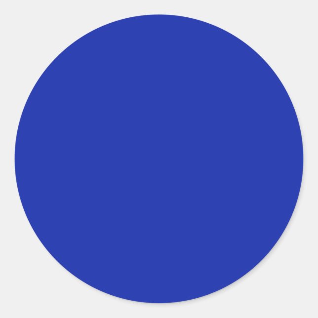 Sticker Royal Blue Round (Devant)