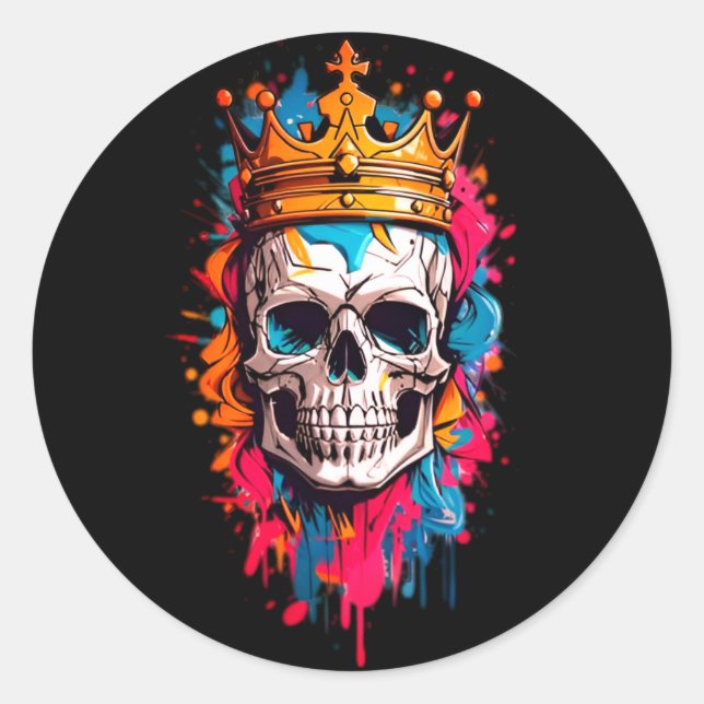 Sticker royal crâne (Devant)
