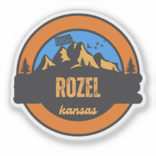 Sticker Rozel, Kansas