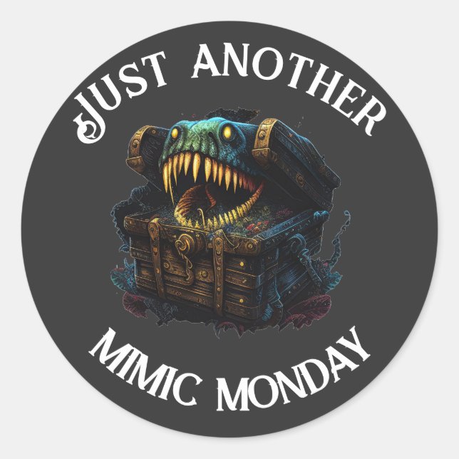 Sticker RPG Mimic Monday Gaming (Devant)