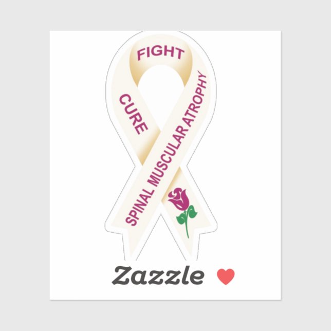 Sticker Ruban de sensibilisation SMA (Feuille)