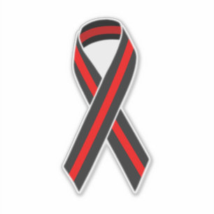 Sticker Ruban mince de ligne rouge