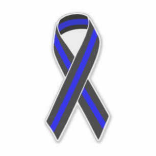 Sticker Ruban mince Ligne bleue