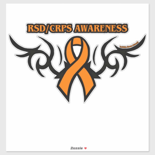 Sticker Ruban tribal...RSD/CRPS (Feuille)