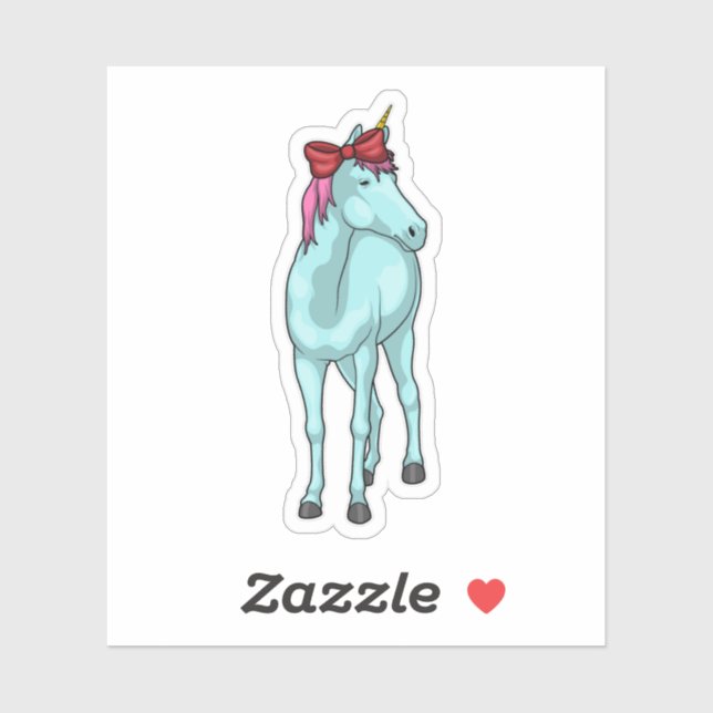 Sticker Ruban Unicorn (Feuille)