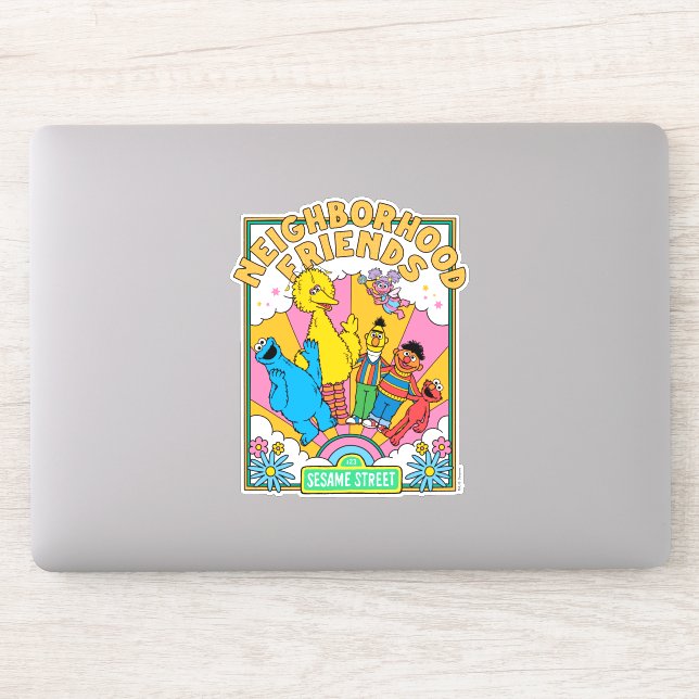 Sticker Rue Sésame | Amis de voisinage (Ordinateur)
