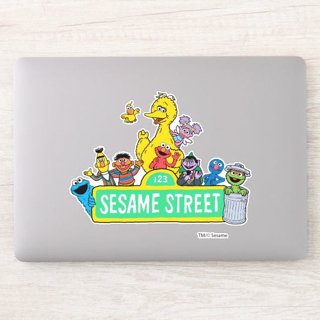 Sticker Rue Sésame | Couleur complète avec Pals (Ordinateur)