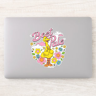 Sticker Rue Sésame   Meilleurs potes d'oiseaux jaunes