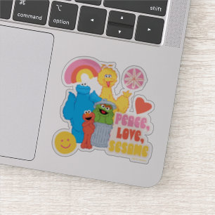 Sticker Rue Sésame   Paix, Amour, Sésame