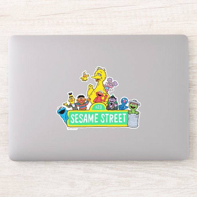 Sticker Rue Sésame | Tout autour de l'enseigne de la rue S (Ordinateur)