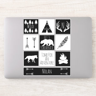Sticker Rustic Woodland Adventure