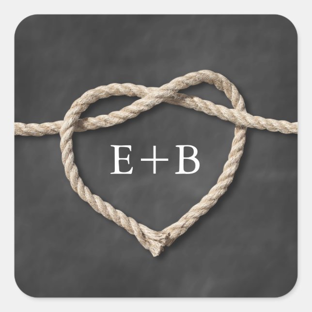 Sticker rustique à nouer (Devant)