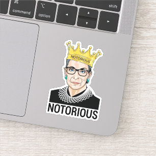 Sticker Ruth Bader Ginsburg, célèbre RBG