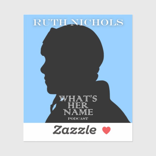 Sticker Ruth Nichols (Feuille)