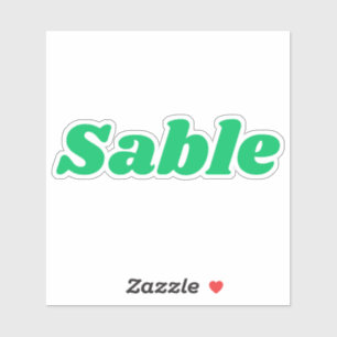 Sticker Sable